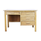 Desk in rattan and caning