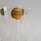 Set of 6 Cristal d'Arques 16cl Versailles vintage champagne flutes
