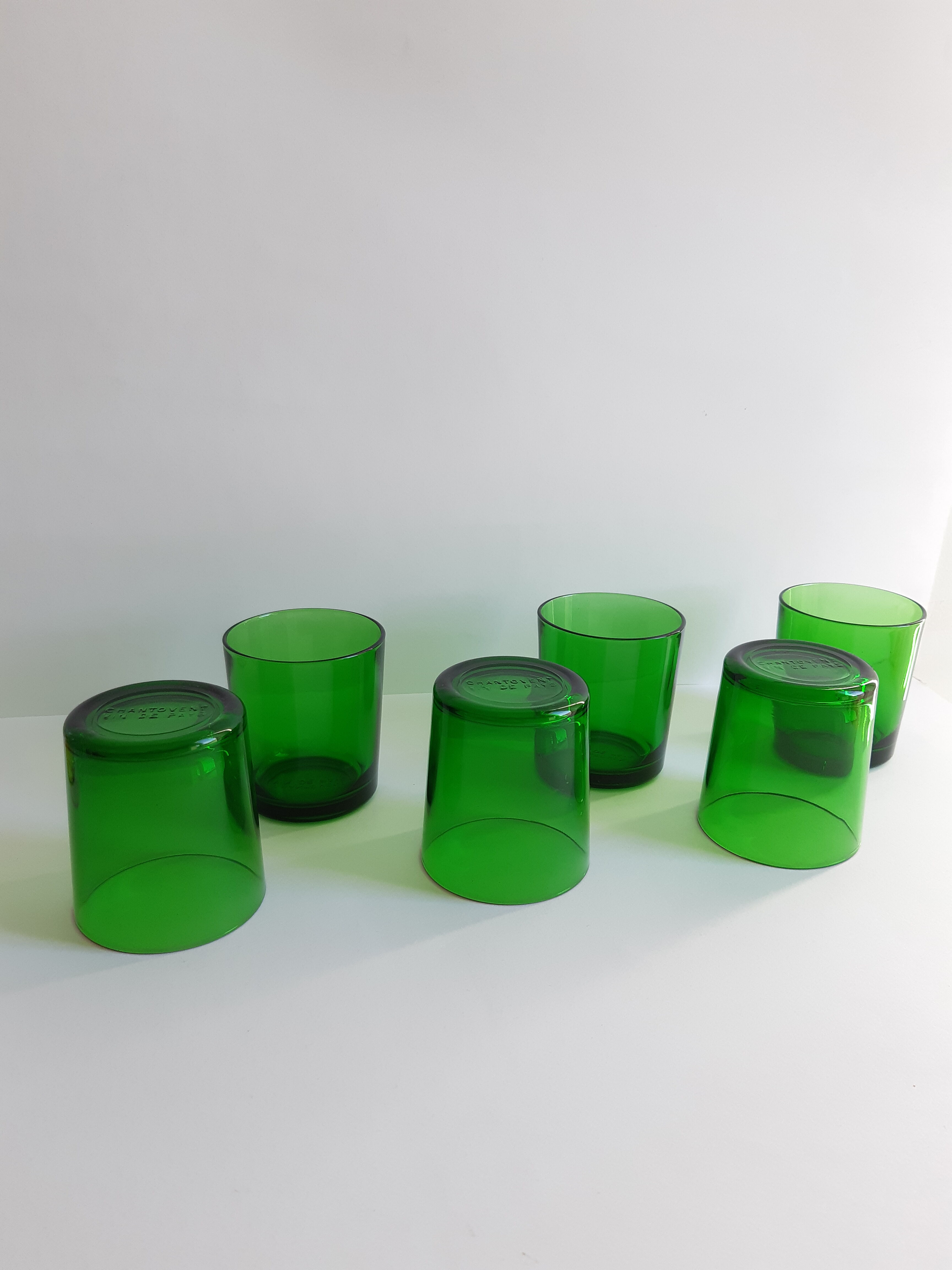 Set of 6 vintage glasses