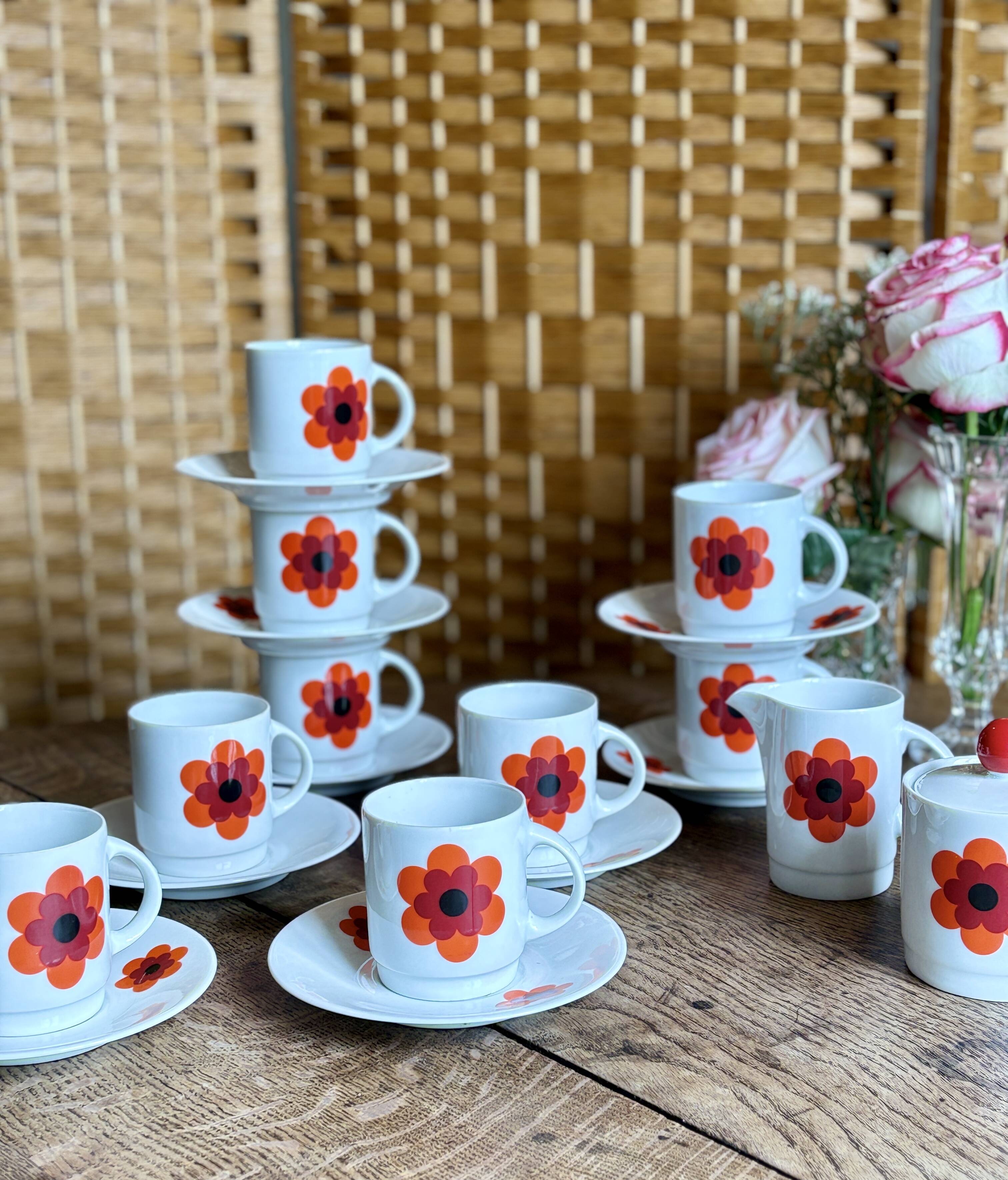 Vintage coffee service, Scherzer Bavaria