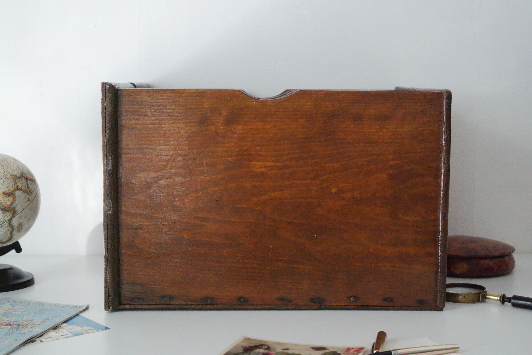 Vintage solid wood office sorter