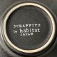 2 cups and 2 subseed scraffito ceramic cups for Habitat Japan, 1970