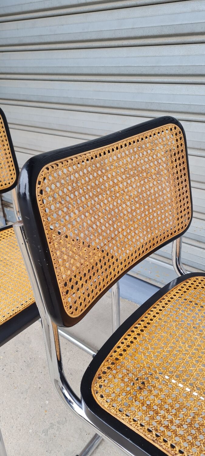 Set of four chairs B32 cesca Marcel Breuer