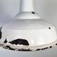 Industrial British White Enamel Factory Pendant Lamp from Benjamin, 1960s