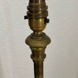 Lampadaire en laiton massif  antique en laiton, XIXe siècle