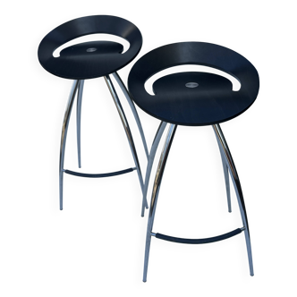 Pair of Sigurdur Thorsteinsson Lyra Barstools
