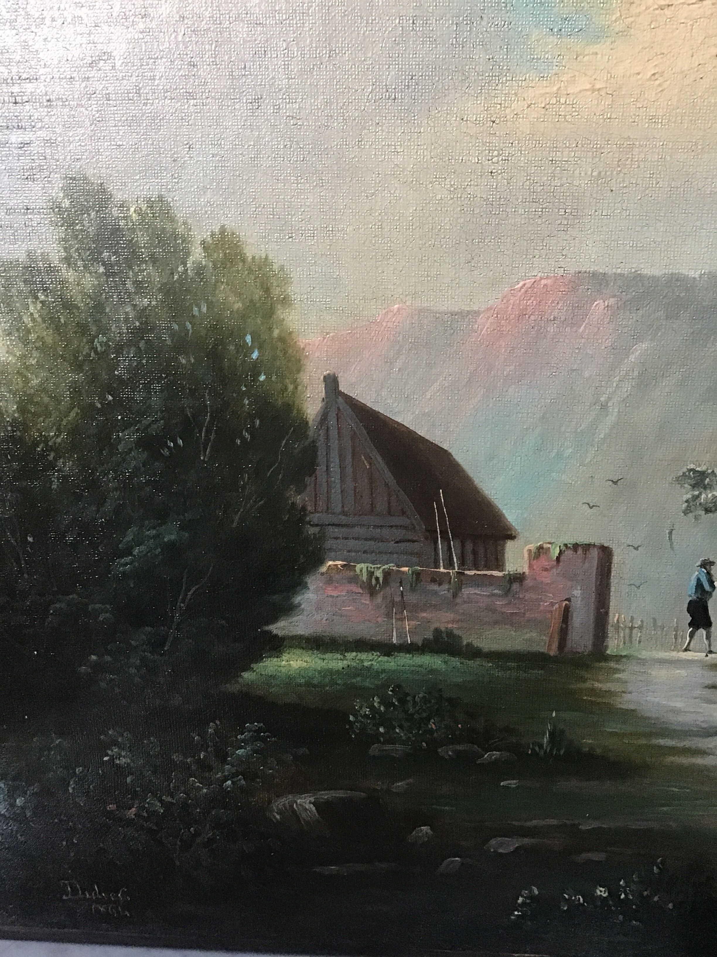 Ancient landscape table