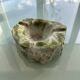 Green marble ashtray