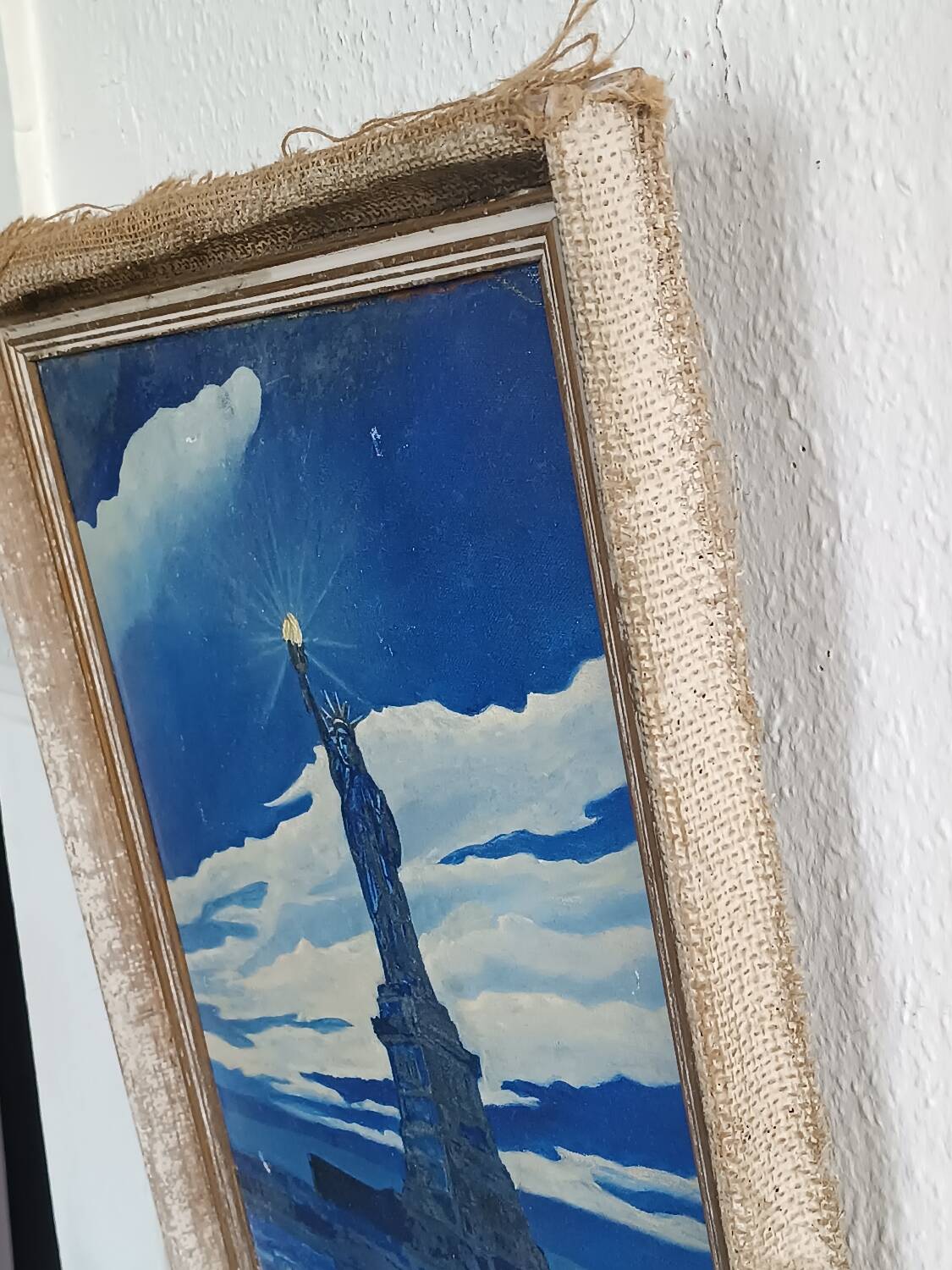 Oil painting of the Statue of Liberty, 1943