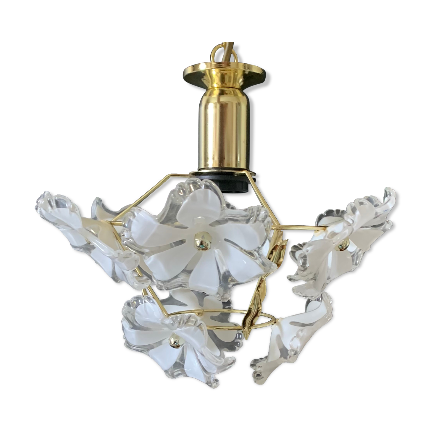 White flower chandelier