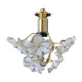 Lustre fleurs blanches
