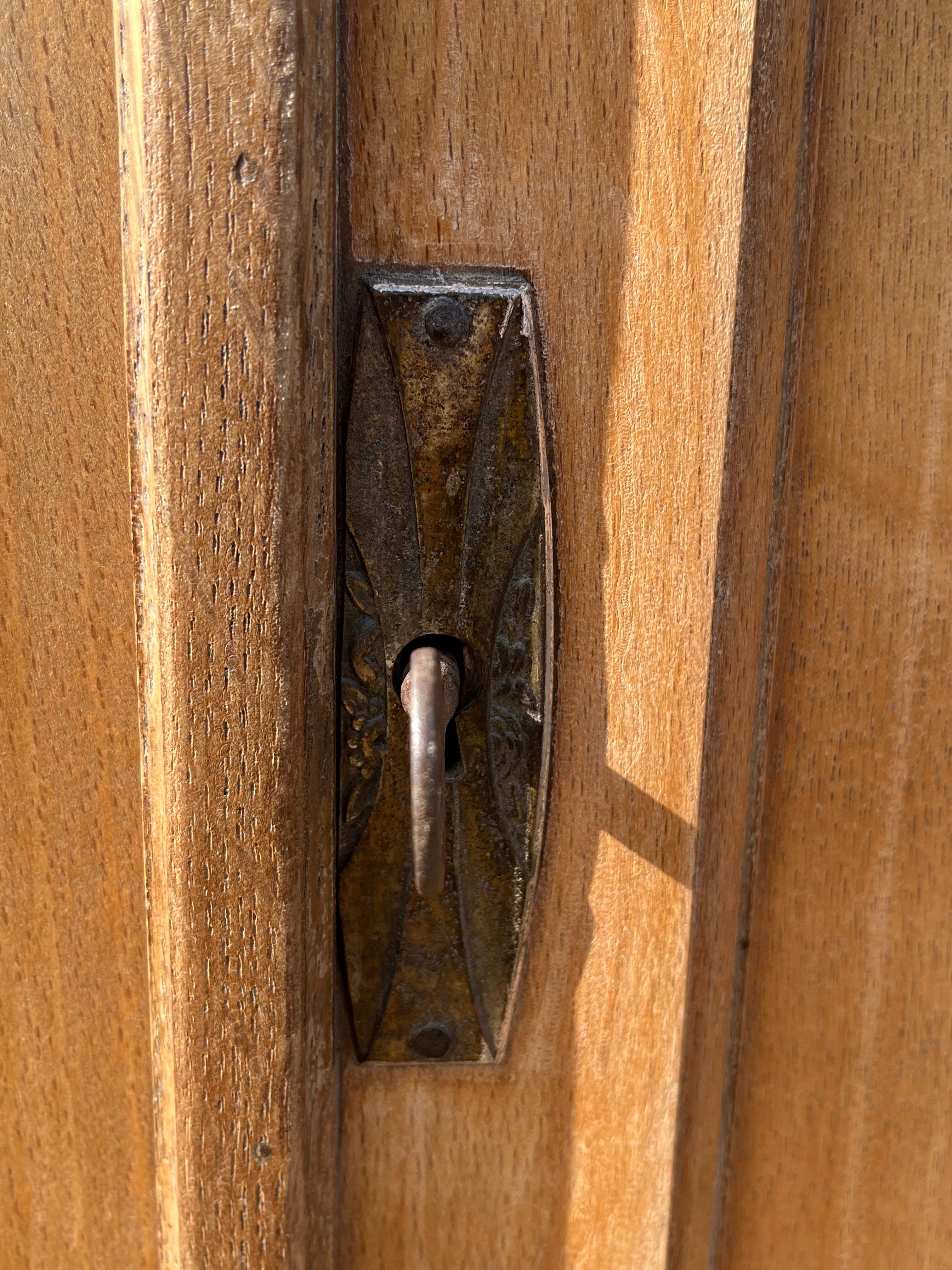 Art deco sideboard shell handles