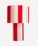 Grande lampe à poser l'Elégante rouge poudré