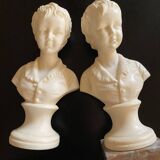 Cast alabaster bust