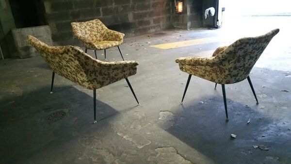 1 sofa et 2 fauteuil années 50