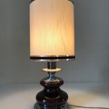 Vintage brown ceramic lamp 70