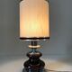Vintage brown ceramic lamp 70