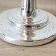 Pair of silver candle holders