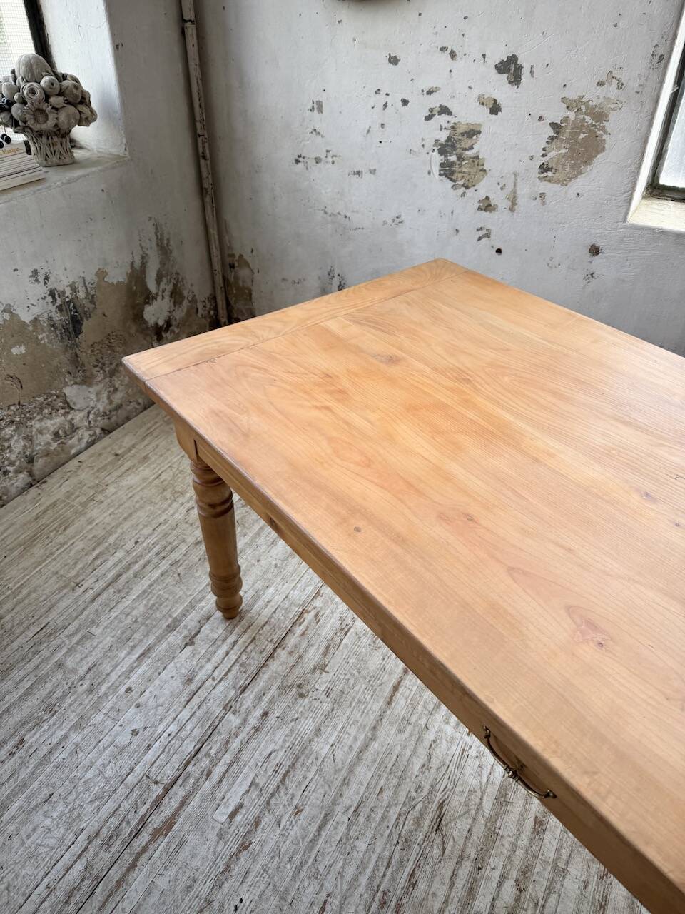 Table de ferme en merisier
