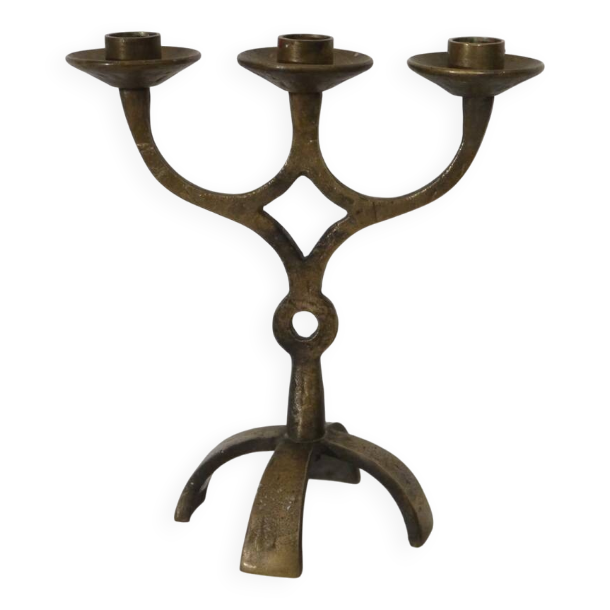 Swedish brass chandelier 1960