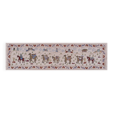 Tapis noué à la main, tapis turc vintage 54x190 cm