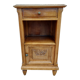 Table de chevet bois et marbre