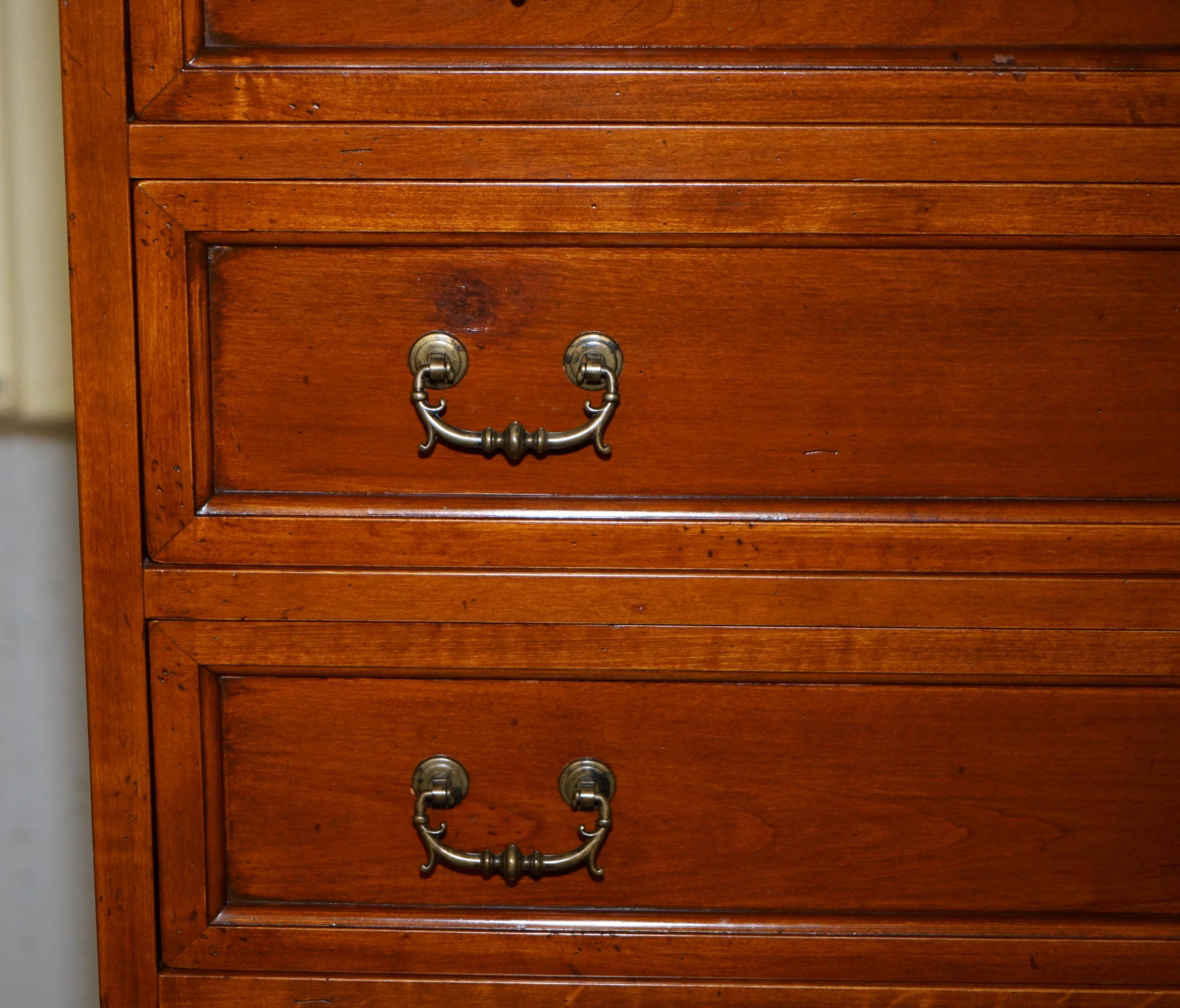 Large tall drawer unit Consorzio Mobili in cherry wood