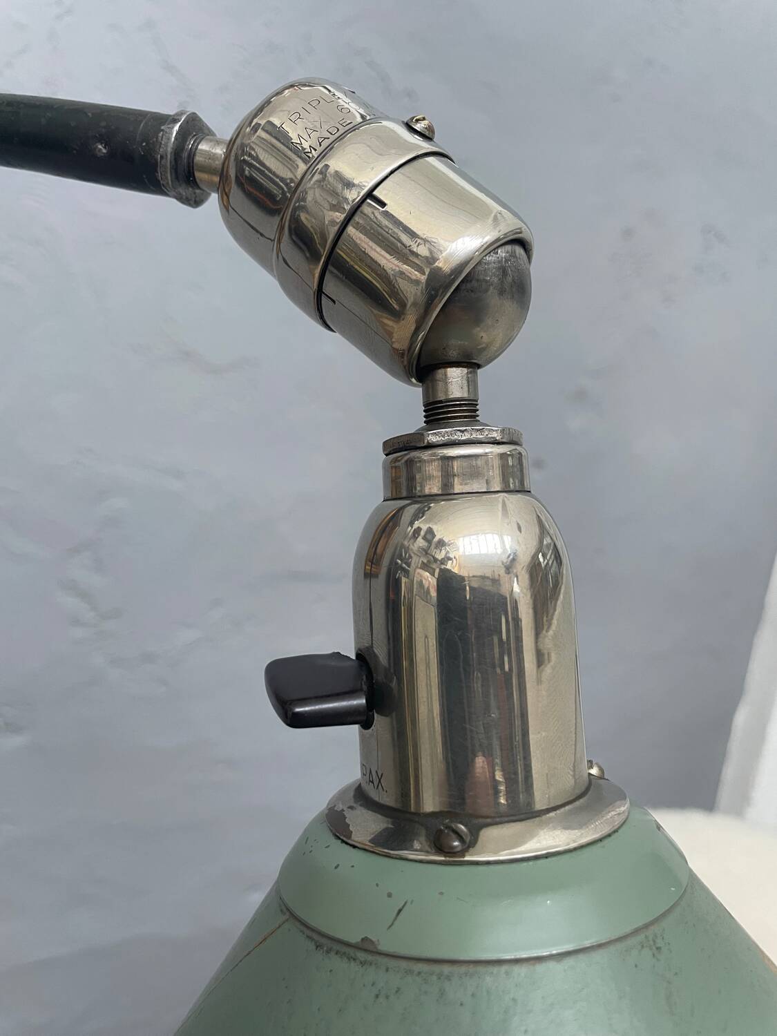 Industrial Triplex Lamp Designed by Johan Petter Johanson in the 1930s