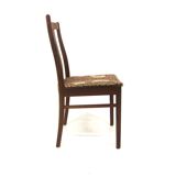 Set of 4 Scandinavian chairs in rosewood, Sweden, 1960.