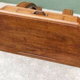 Wall console in solid oak, Art Deco