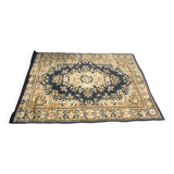 Mechanical blue rug: 178 x 127 cm