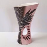 Vintage Vallauris vase by François Ré 1950