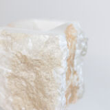 Pair of alabaster lamps, contemporary work