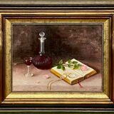 S. Goris "Still Life with a Book"