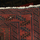 Traditional Handmade Persian Village Carpet Rug-100x183cm