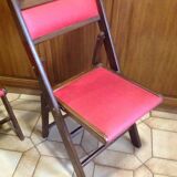 Pair of vintage Shanghai folding chairs