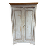 Small antique pine wardrobe - Late 19th century