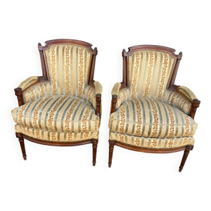 Paire fauteuils - louis xvi