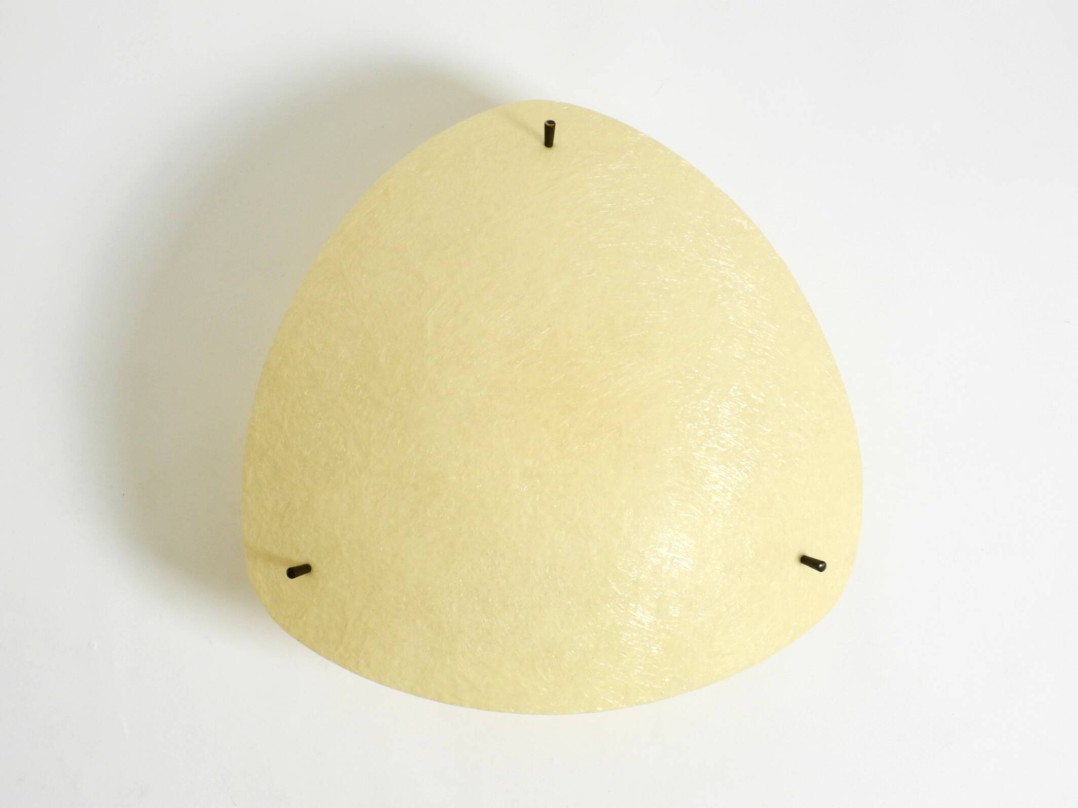 Beautiful, rare mid-century modern fiberglass ceiling lamp