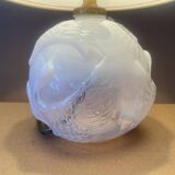 Lampe Art Déco en verre moulé / Saint Aignan