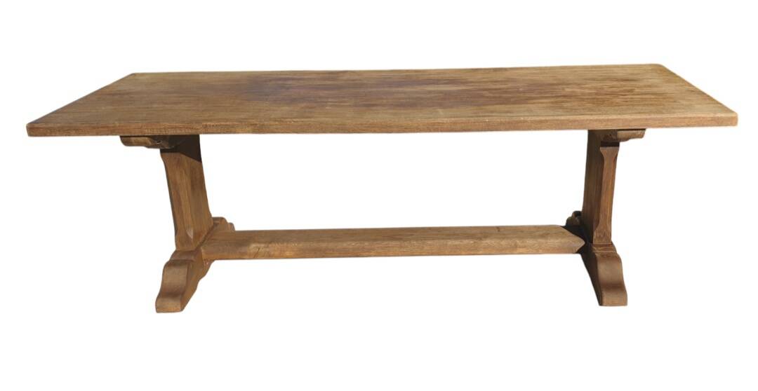 Solid wood farmhouse table long 230cm