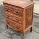 Commode vintage style Louis XV en bois du 19ème