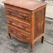 Vintage Louis XV style commode in 19th-century wood.