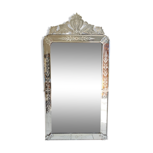 miroir vénitien ancien 83x163cm