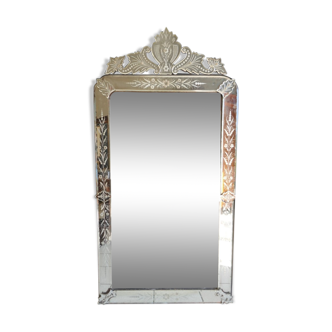 Ancient Venetian mirror 83x163cm