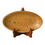 Petit plat en grès vernissé, poterie du Sud, 1960