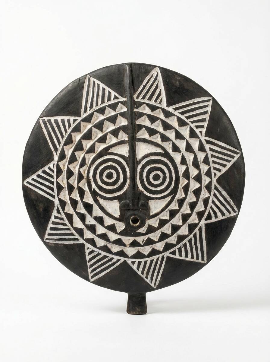 The Solar Pentacle — 5 wall masks Ø40cm