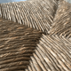 Straw and wood stool