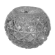 Vase boule en verre ciselé