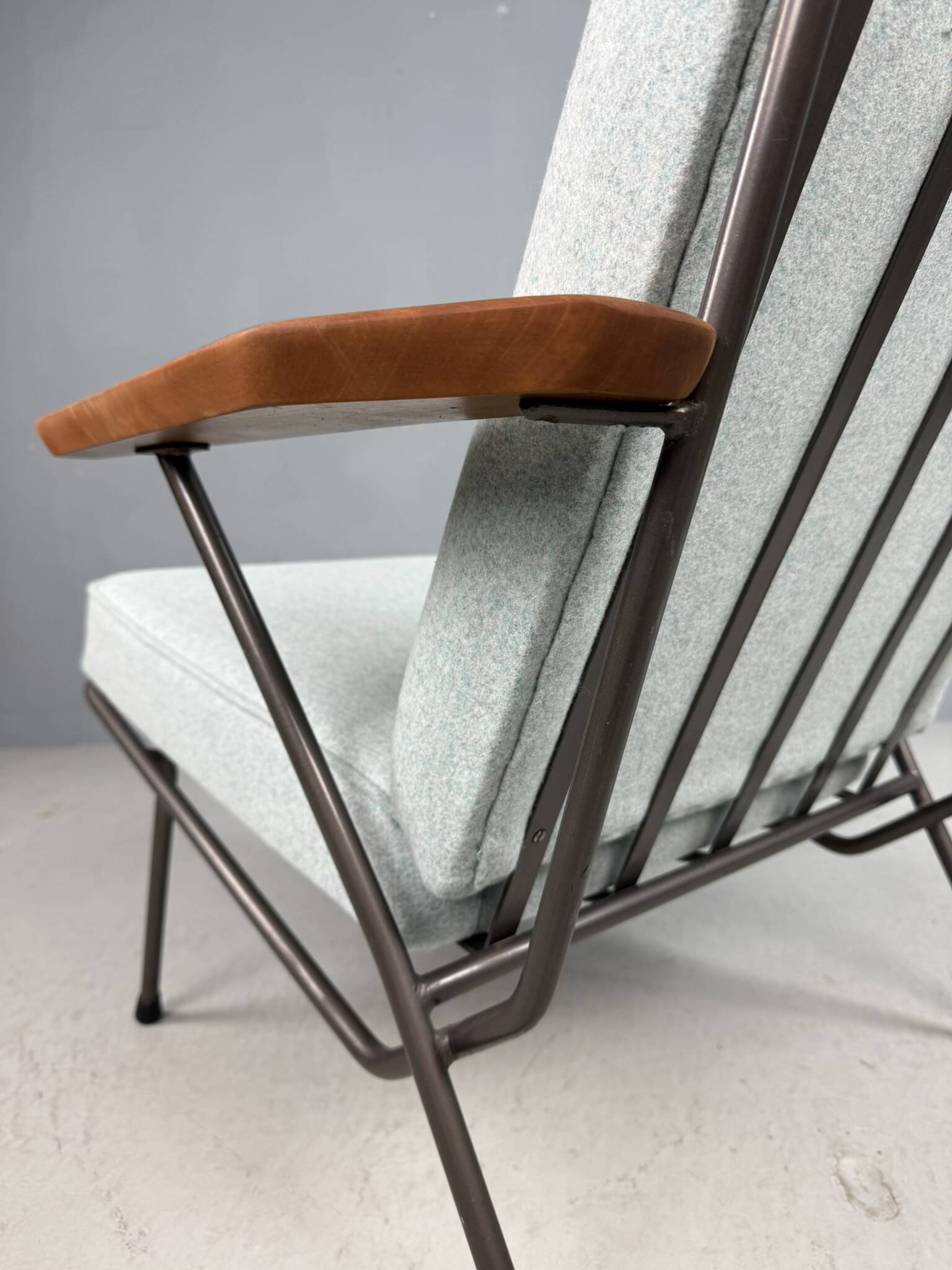 Fauteuil Koene Oberman avec accoudoirs en teck pour Gelderland, 1954